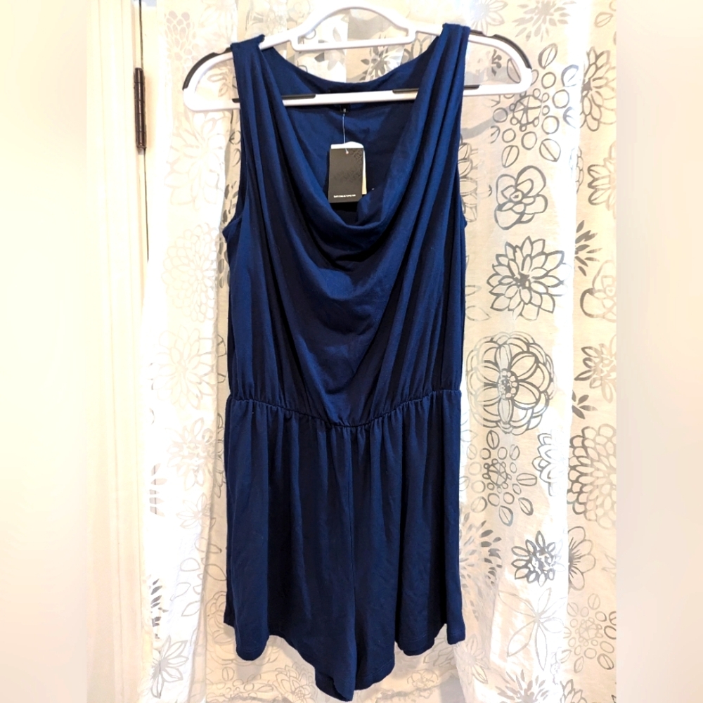 NWT Tart Navy Romper size M